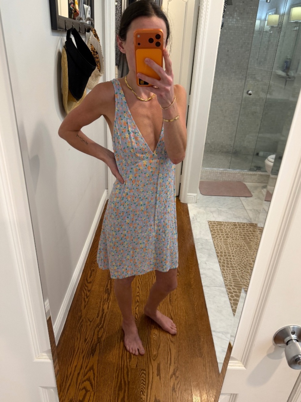 Feel the Love Floral V-Neck Dress
